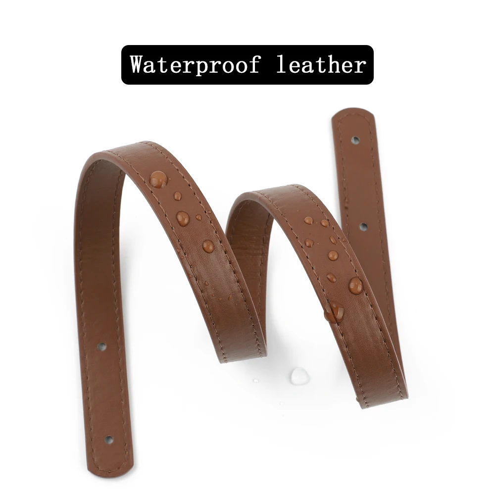 1 Pair 70cm PU Leather Purse Strap Handbag Handle Replacement Shoulder Handbag DIY Solid Color Sewing Strap Bag Accessories