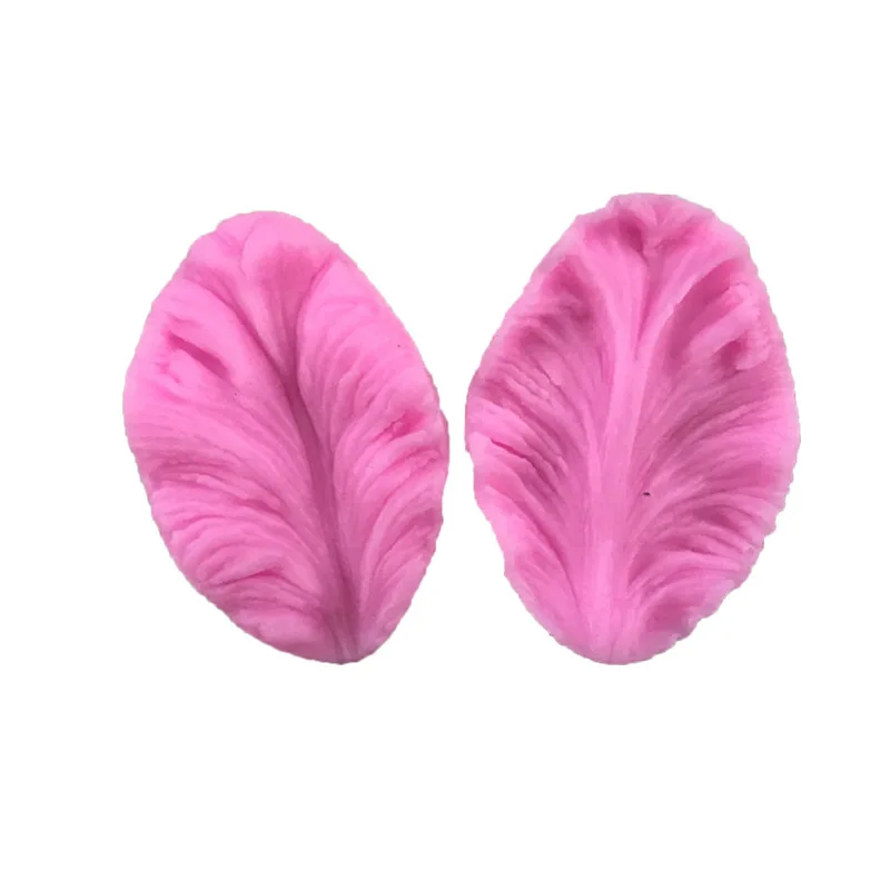 2 Pcs Small Iris Liquid Silicone Mold, Fondant DIY Modeling Tool B038