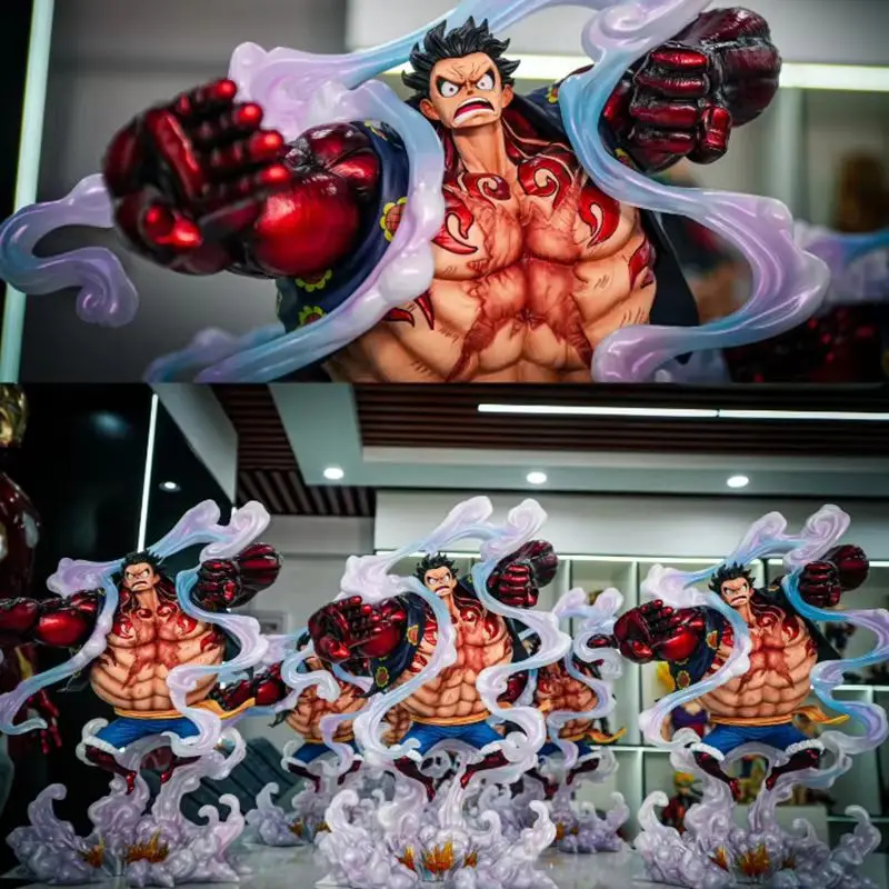 New 38cm Jt Statue One Piece Monkey D. Luffy Gear 4 Model Dolls Figurine One Piece Anime Figure Collectible Toys Gifts - view 2