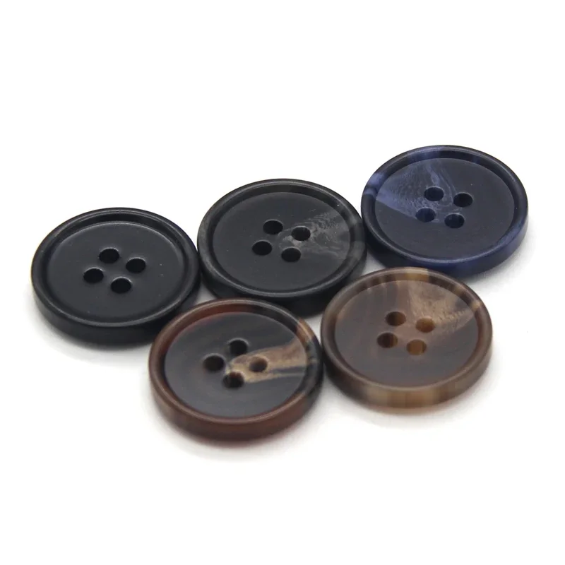 Big Resin Imitation Horn Pattern Coat Suit Buttons For Clothing Men Classical Jacket Decorative Sewing Accessories Wholesale