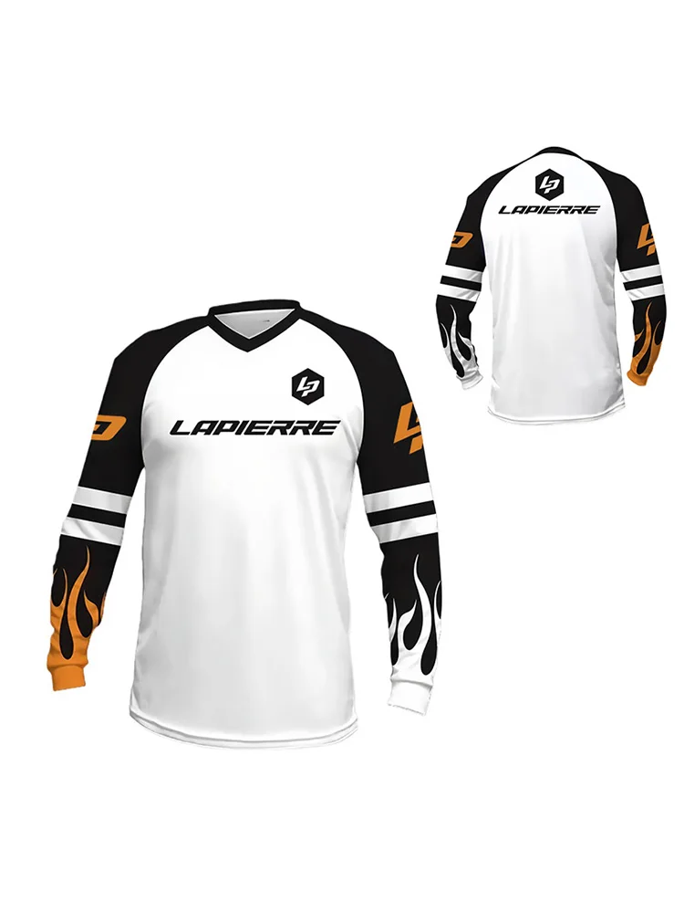 AliExpress NONE LAPIERRE - MTB T-SHIRT men's outdoor mountain bike long-sleeved jersey DH motocross downhill jersey enduro cycling jersey