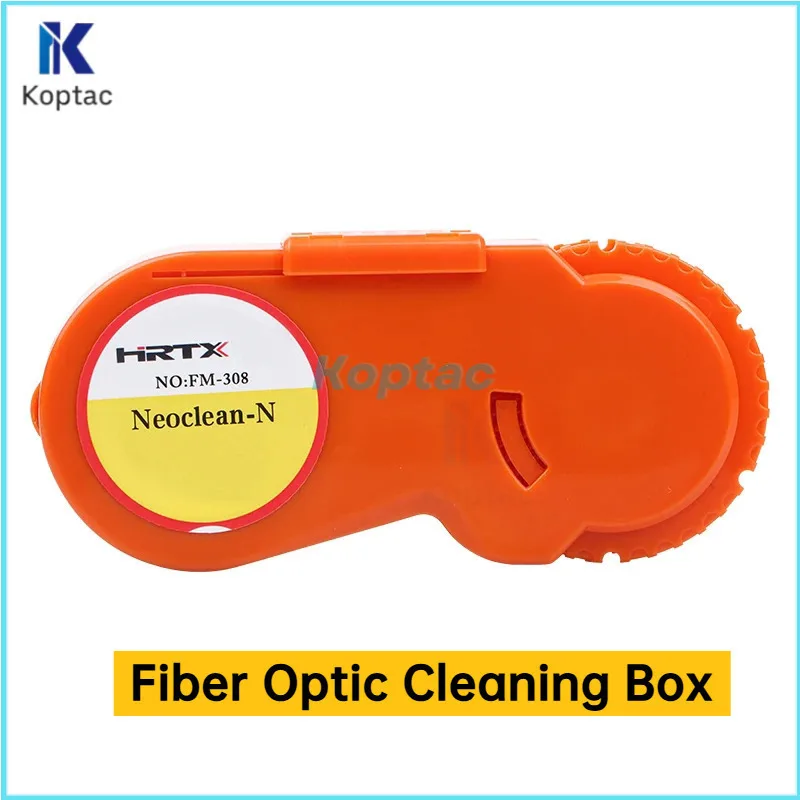 

Fiber Optic Cleaning Box FM-308 Optical Connector Cleaner 500 Times For SC,FC,MU,LC,ST Connectors ,Cassette Cleaner FTTH