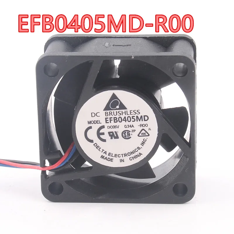 

Delta EFB0405MD-R00/EFB0405MD-W310 4cm 40mm DC 5V 0.24A 3-pin server inverter speed computer cpu blower axial cooling fans
