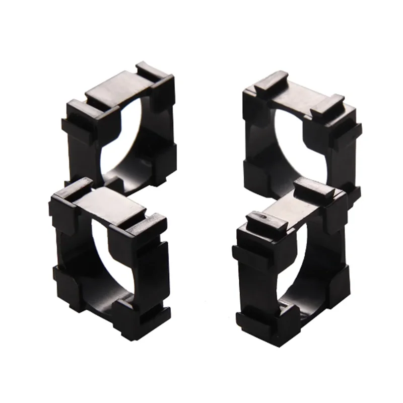 100PCS 18650 Lithium Battery Cell Holder Plastic Cylindrical Li-ion Battery Pack Bracket Safety Spacer Anti Vibration Holder