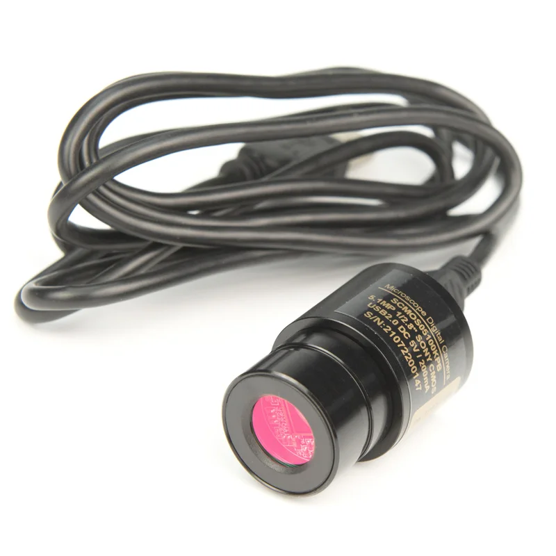 

5.0MP USB Digital Microscope Electronic Eyepiece USB 2.0 CMOS Video Camera Industrial Eyepiece with 30mm 30.5mm Ring Adapter