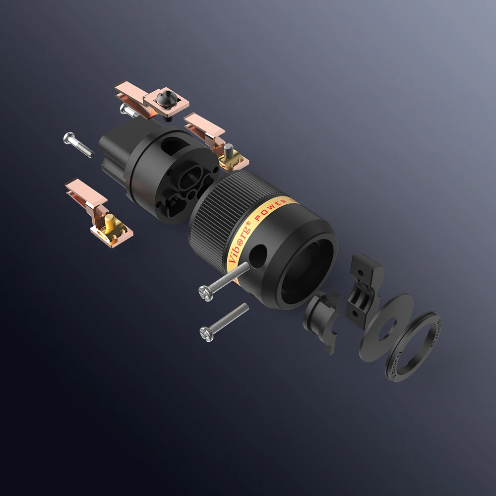 

Viborg VF520 C19 Hi-Fi разъем кабеля питания чистая медь серебро золото родиевое покрытие адаптер шнура аудиооборудования