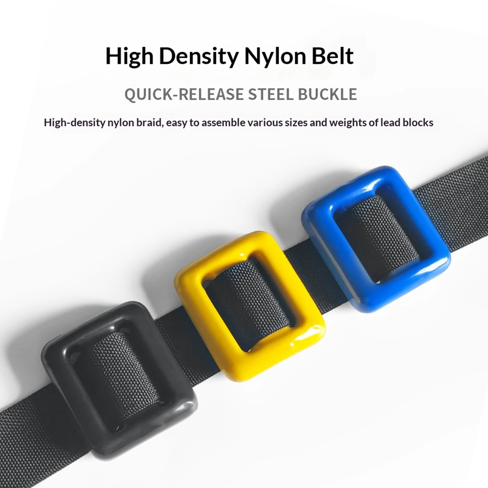 1.5M Free Diving Counterweight Belt Adjustable Scuba Block Belts Quick Release Diving Weight Belt Load-Bearing Accessory view 5