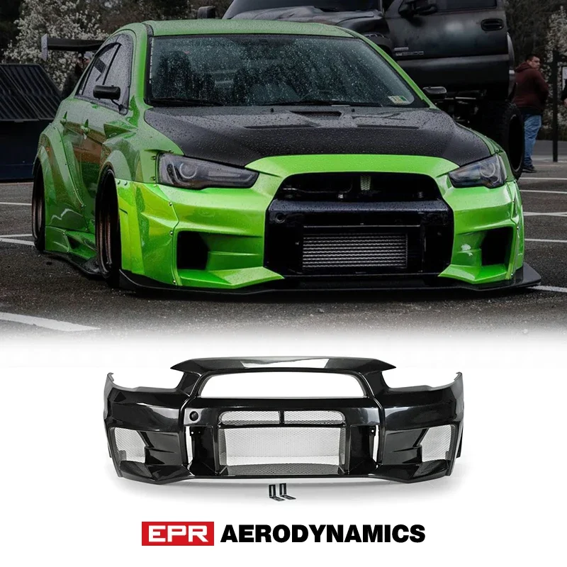 

Для Mitsubishi EVO 10 VRSV3 Style Стекловолоконный передний бампер FRP Drift Kit (можно использовать на широком комплекте VRSV2 и Ultimate Kit)