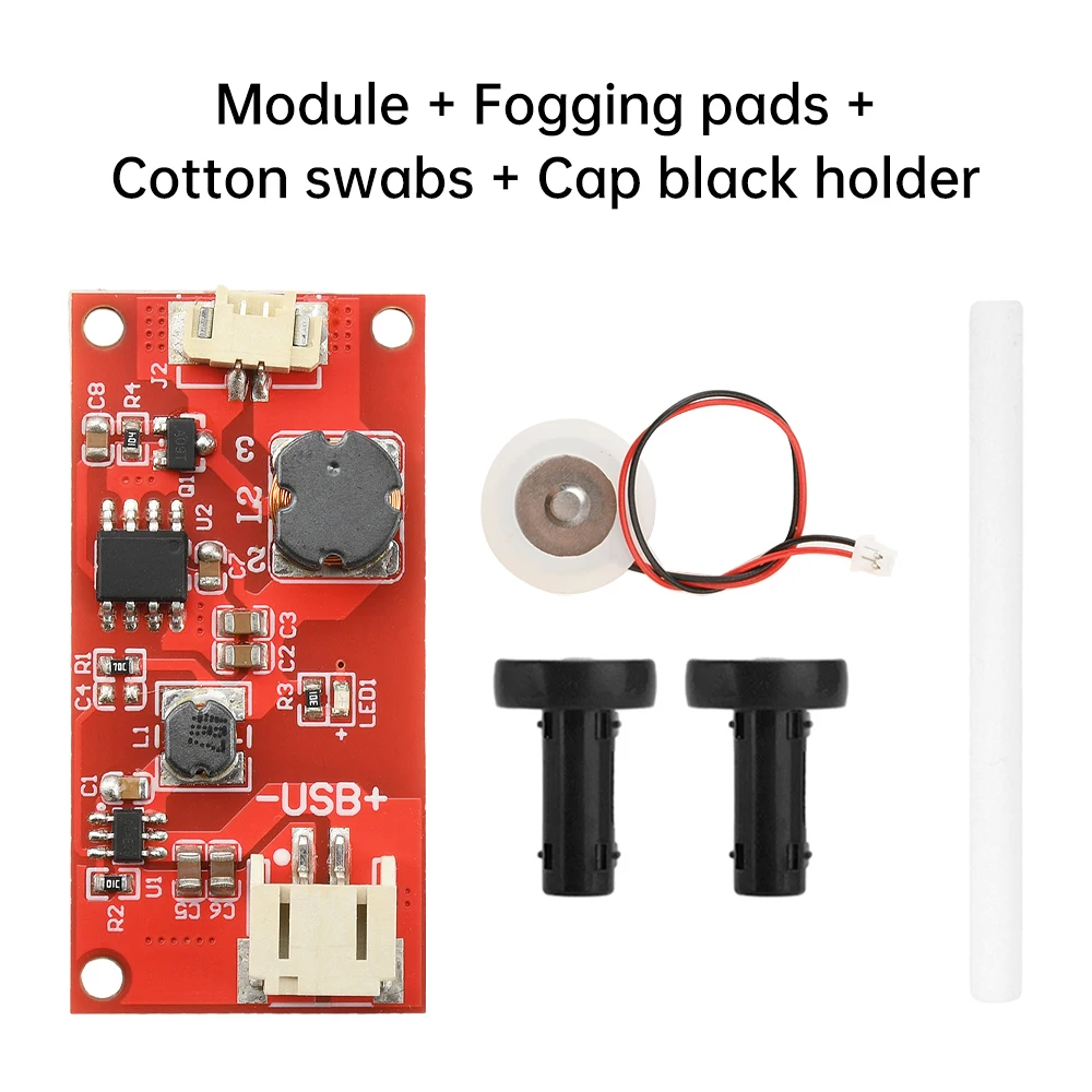 DC 6-24V Humidifier DIY Kits Mist Maker and Driver Circuit Board Fogger Atomization Film Atomizer Sheet  Electronic Component