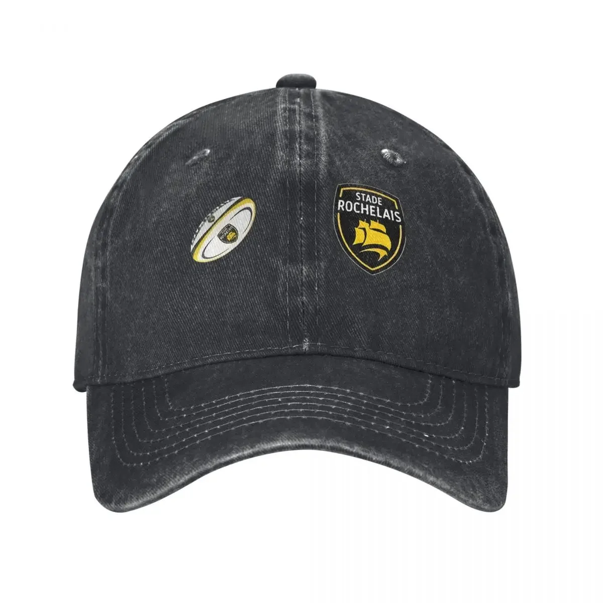 Stade Rochelais Rugby Sports demin Trucker Hat Durable for All Seasons Women Hat Men's Baseball Cap