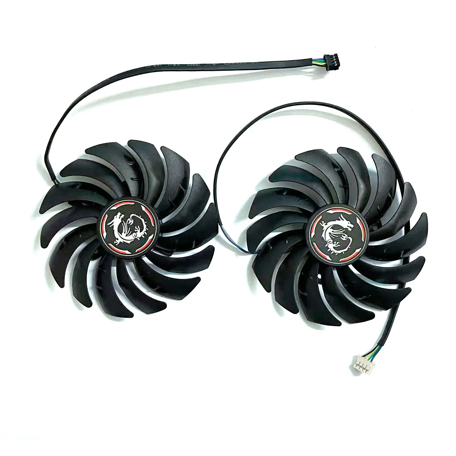

UKGF Brand new 95MM 4PIN PLD10010S12HH RTX 2070 GPU fan for GeForce MSI RTX 2070 GAMING Z graphics card cooling fan