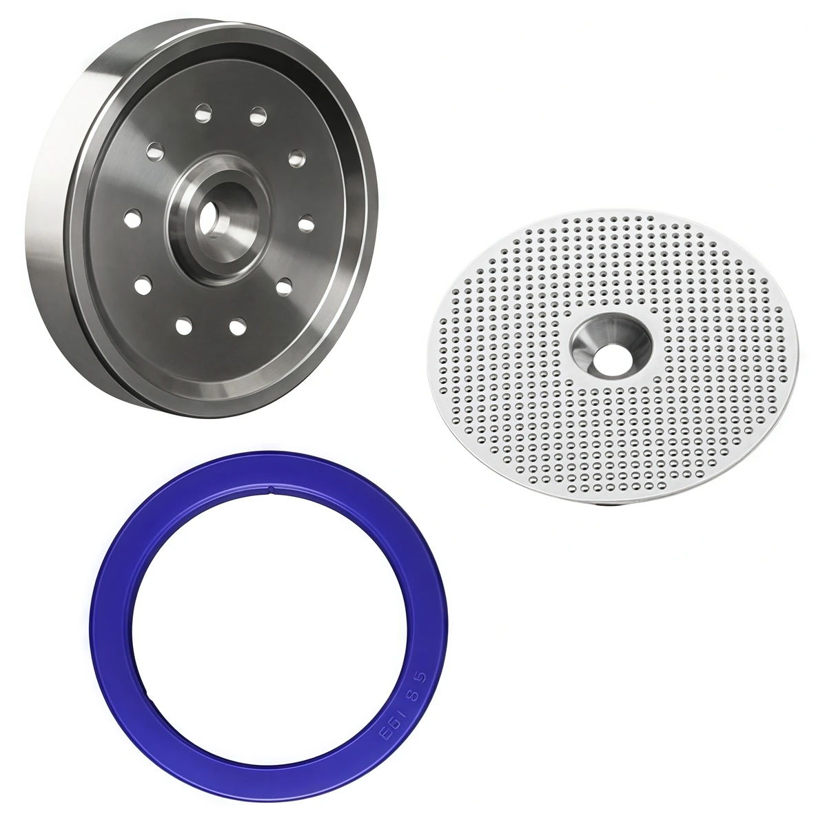 

Stainless Steel Inner Shower Screen Holder with Silicone O Ring for Breville Espresso Effortless Cleaning Design