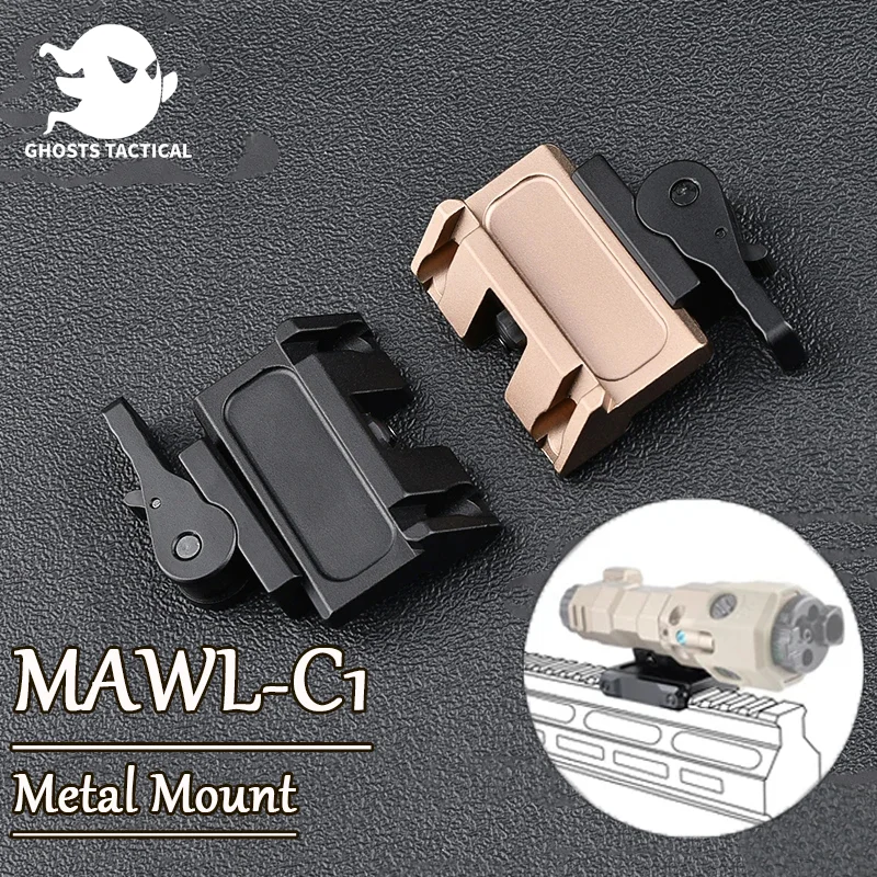 

Tactical Metal MAWL-C1 high power Red dot sight Base Fast QD Lever Base Offset Mount Airsoft EquipmentsHunting Accessories