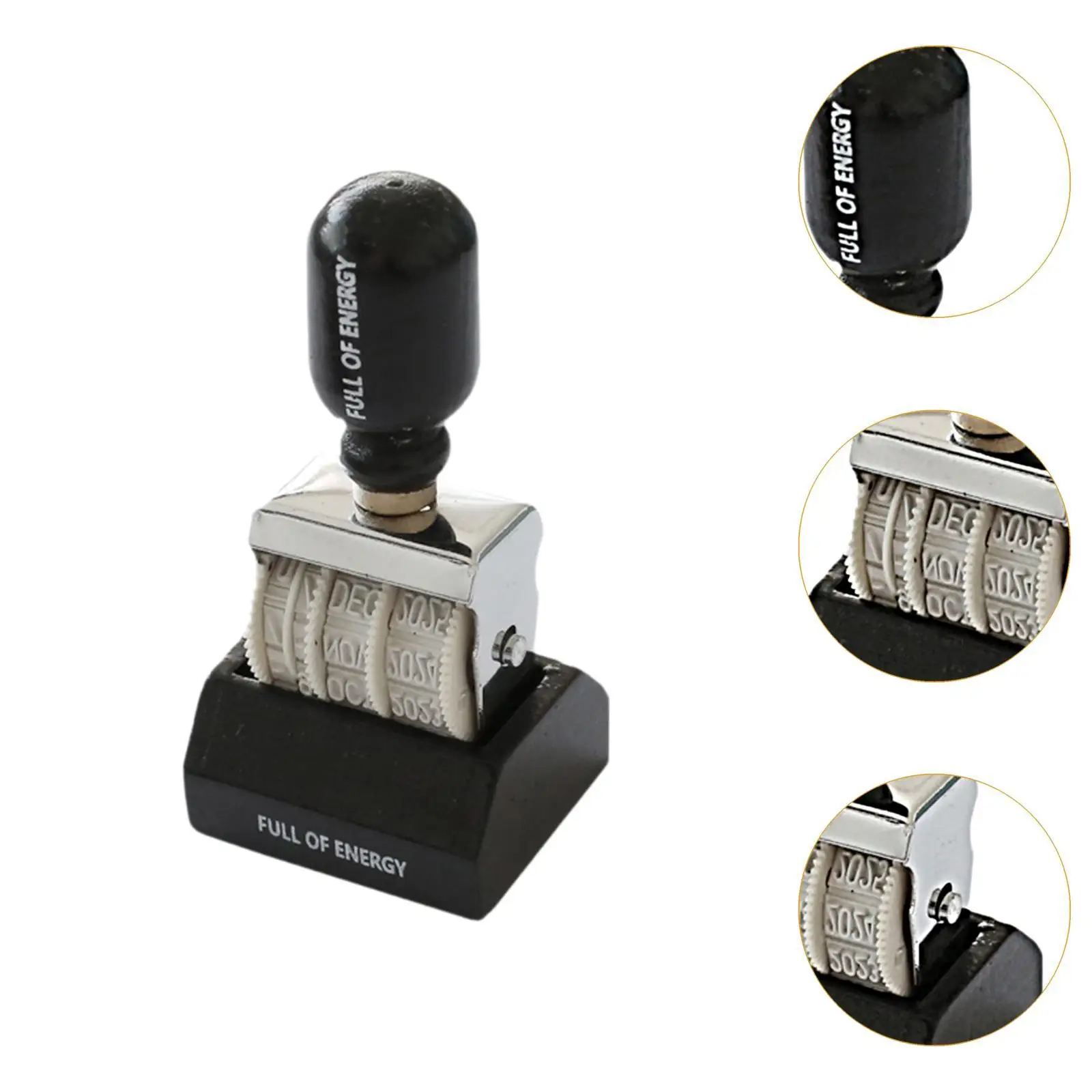 Timbro per data a rullo Robusto timbro per data portatile per artisti fai-da-te