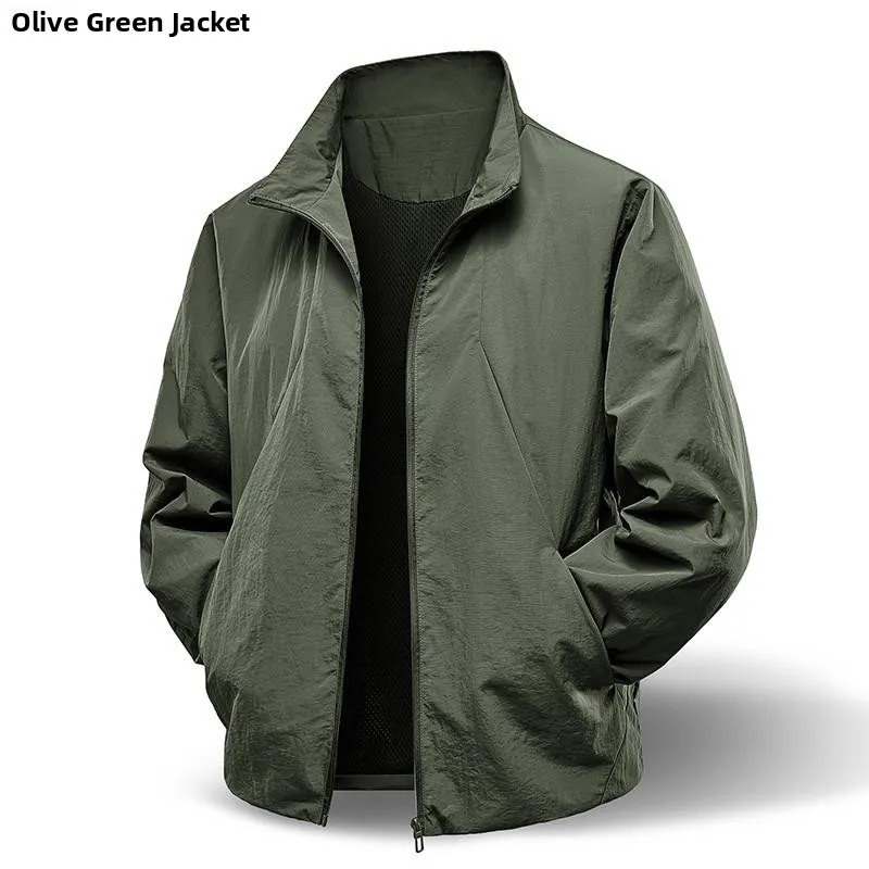 

Мужская повседневная легкая ветрозащитная куртка Luy Plum с воротником-стойкой, свободного кроя, для весны и осени, новая коллекция 2025 года, модная