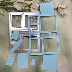 New Irregular photo frame DIY Craft Metal Cutting Die Scrapbook Embossed Paper Card Album Craft Template Stencil Dies