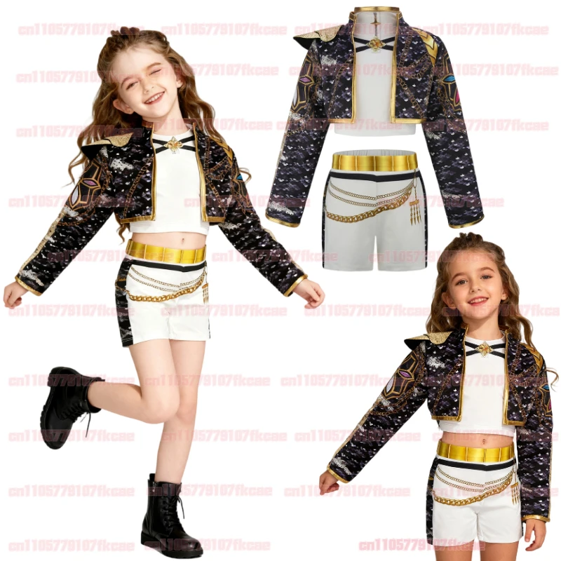 

Новый костюм для косплея Руми на Хэллоуин K-Pop, охотники на демонов, персонаж Зои Мары, крупный костюм для ролевых игр, 3D принты для сценического выступления