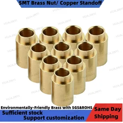 SMT Suface Patch Brass Spacer standoff  Inside diameter￠2￠2.5￠3 PCB On-Board Soldering Tin Welded Hollow Copper Pillar No Thread