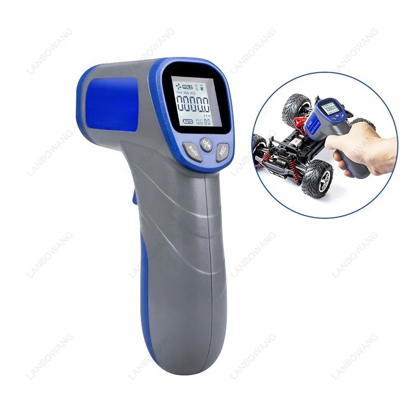 Suitable for Motor Tachometer Gun Tachometer Electromechanical Speedometer Non-contact Engine RPM Speed Measuring Instrument