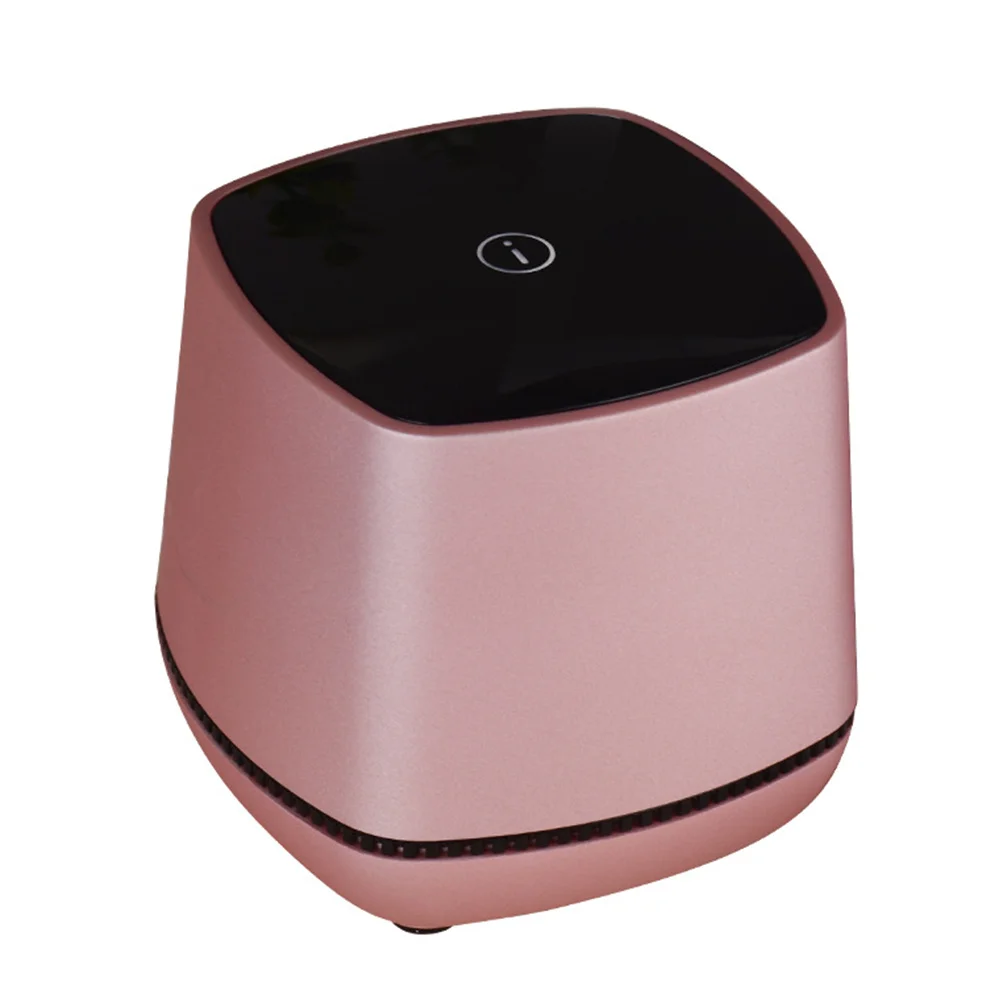 

Rose Gold Mini USB Computer Speaker Portable Bass Sound Compact Small Desktop Speaker for Music Movies Home Office
