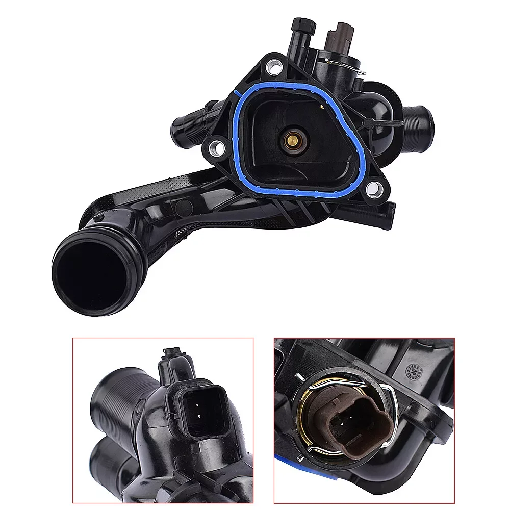 

1set Car Convertible Thermostat Housing With Sensor For MINI Cooper R56 R57 R58 R59 2007-2013 OEM11537534521 Car Accessories