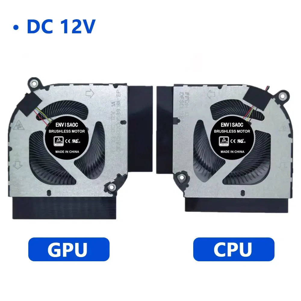OEM 12V/5V For Acer Nitro 5 AN515-45 AN515-46 AN515-55 AN515-56 AN515-57 AN515-58 Laptop CPU GPU Cooling Fan Heatsink Fan Cooler image 6