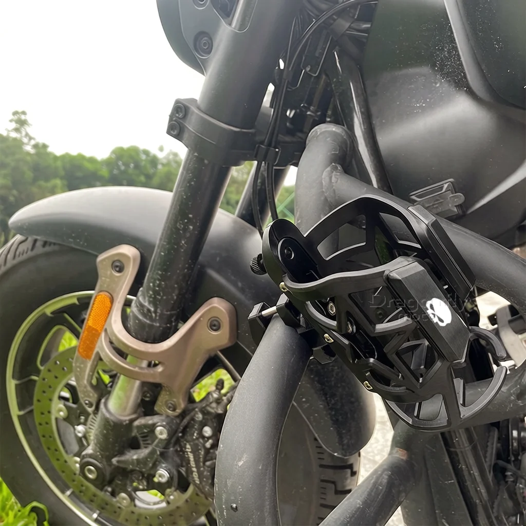 Cup Holder For Harley Davidson ADV 1250 PA1250 Special Softail Sportster Touring Motorcycle Beverage Water Bottle Cage Drink Cup - view 3