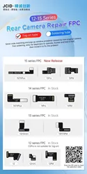 JCID Tag-On Wide Angle Rear Camera Repair FPC Flex Cable for IP 12/13/14/15 Pro Max Camera Recovery Support V1SE/V1S Pro