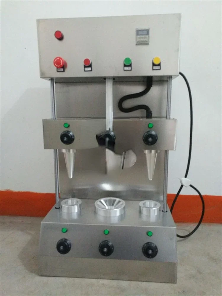 Custimized commerical suitable for food shop italy pizza cone machine picture moulding machine Hot sales