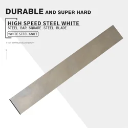 High speed steel white steel knife Super Wear-resistant hard white steel bar CNC lathe turning tools Quartet carving knife 200mm