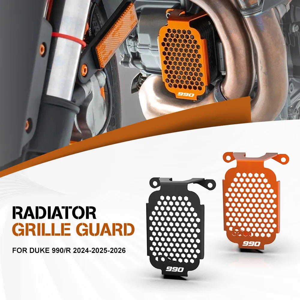 

Radiator Guard Cover Cooler Protection For Duke 990/R 2024-2025-2026 Oil To Water Heat Exchanger Guard 990 Duke990 Oil Cooler