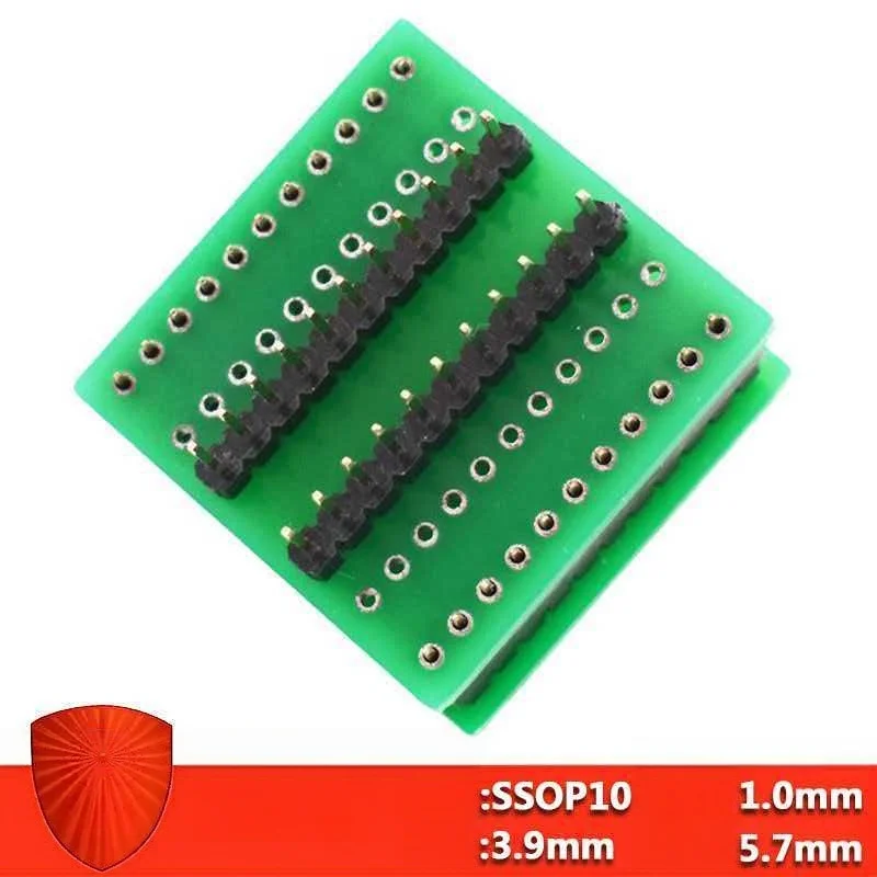 SSOP10 Chip IC Burn-in Aging Test Programming Socket Spacing 1.0mm Gold-plated High-temperature Resistant Burn-in Adapter Socket