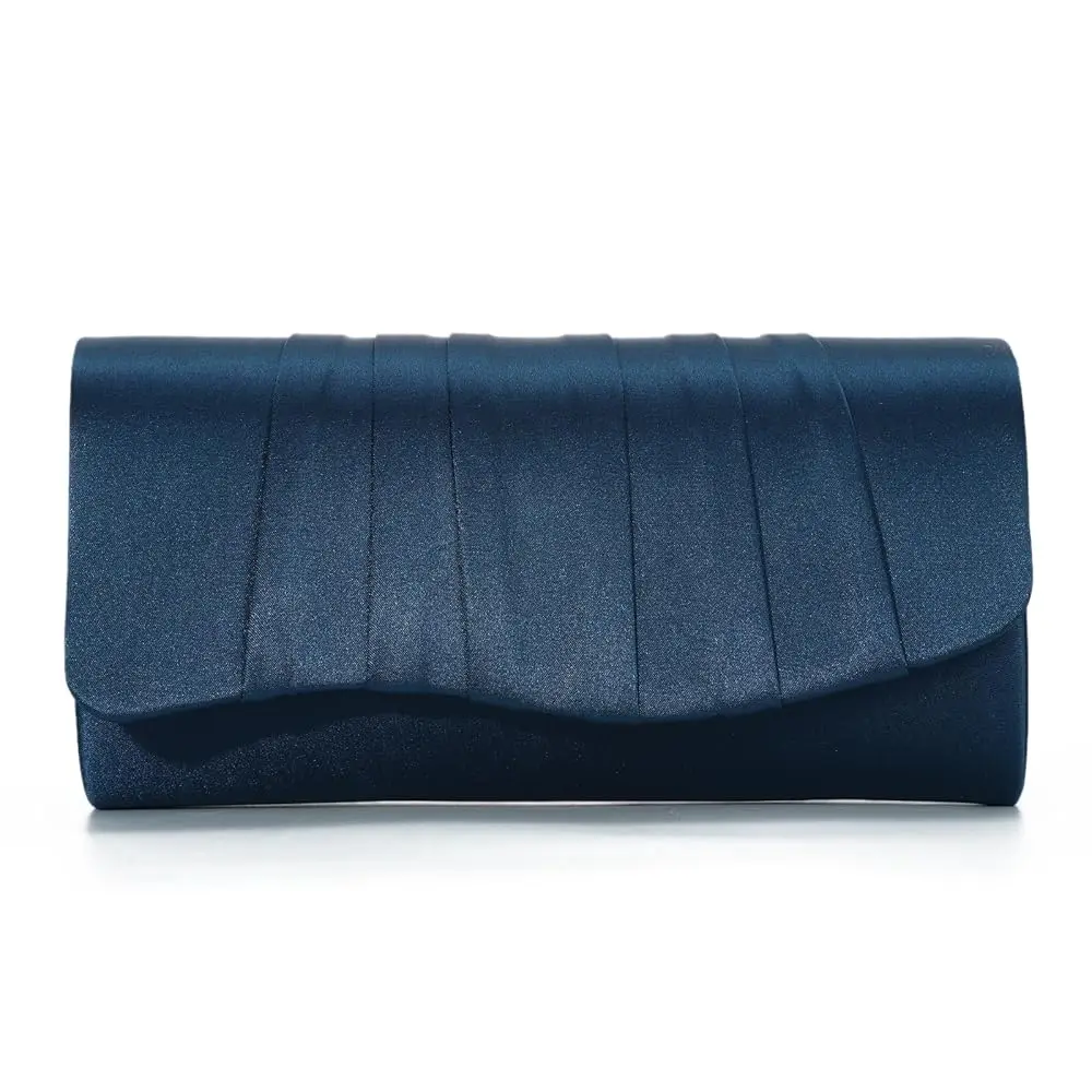 

Elegant Clucth Purse for Women Pleated Satin Evening Bag Formal Handbags for Weeding Party Prom