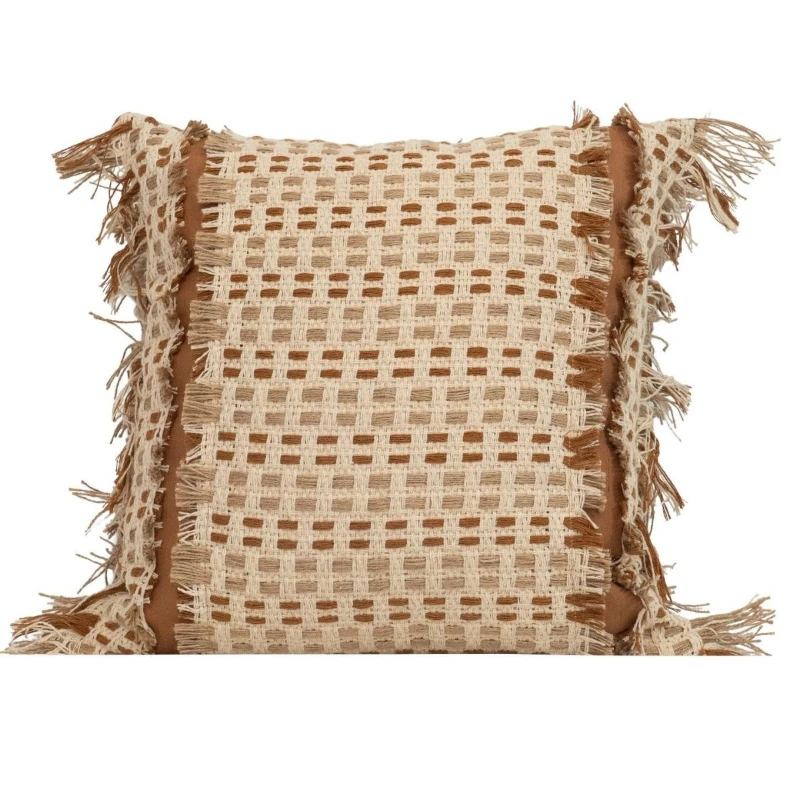 Mid Century Orange Brown Decorative Throw Pillow Covers for Living Room Sofa Bed Square Lumbar Pillow Set for Homestay Hotel