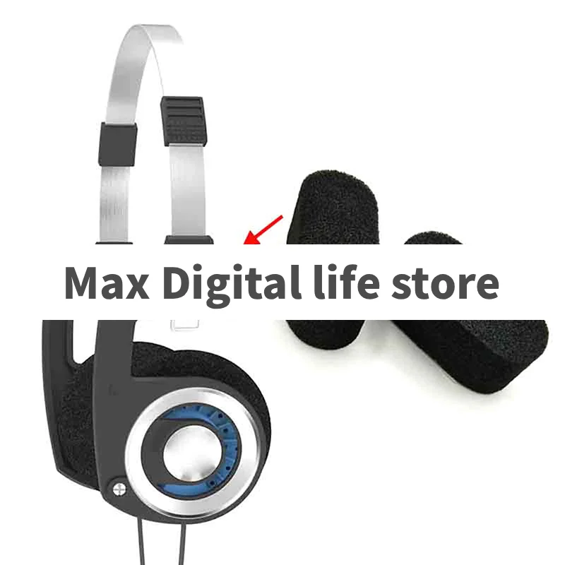 1/2/3Pair Foam Ear Pads Cushions Headband With Double-sided Tape For Headphones Sponge Replacement Cushions Covers