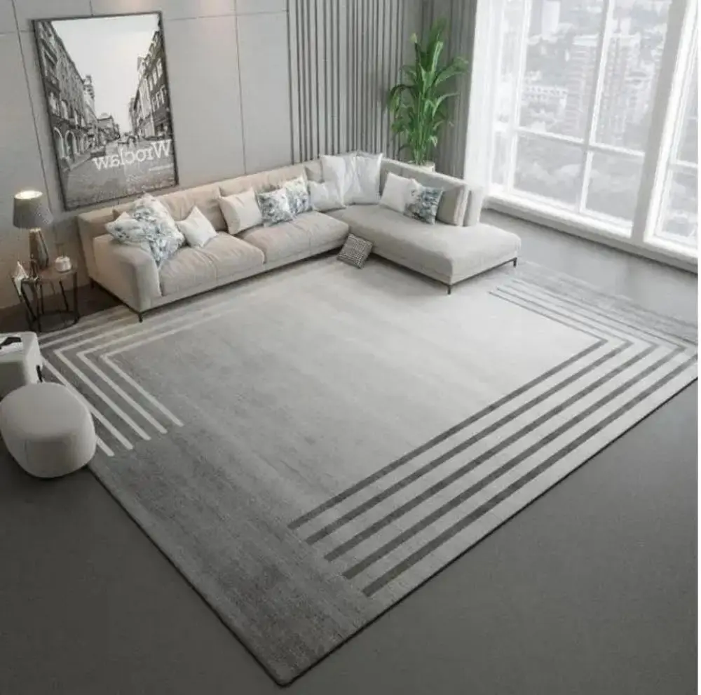 

VIKAMA Modern Minimalist Carpet - Durable For Living Room, Bedroom, Dining Room, And Floor Mats - Home Decoration