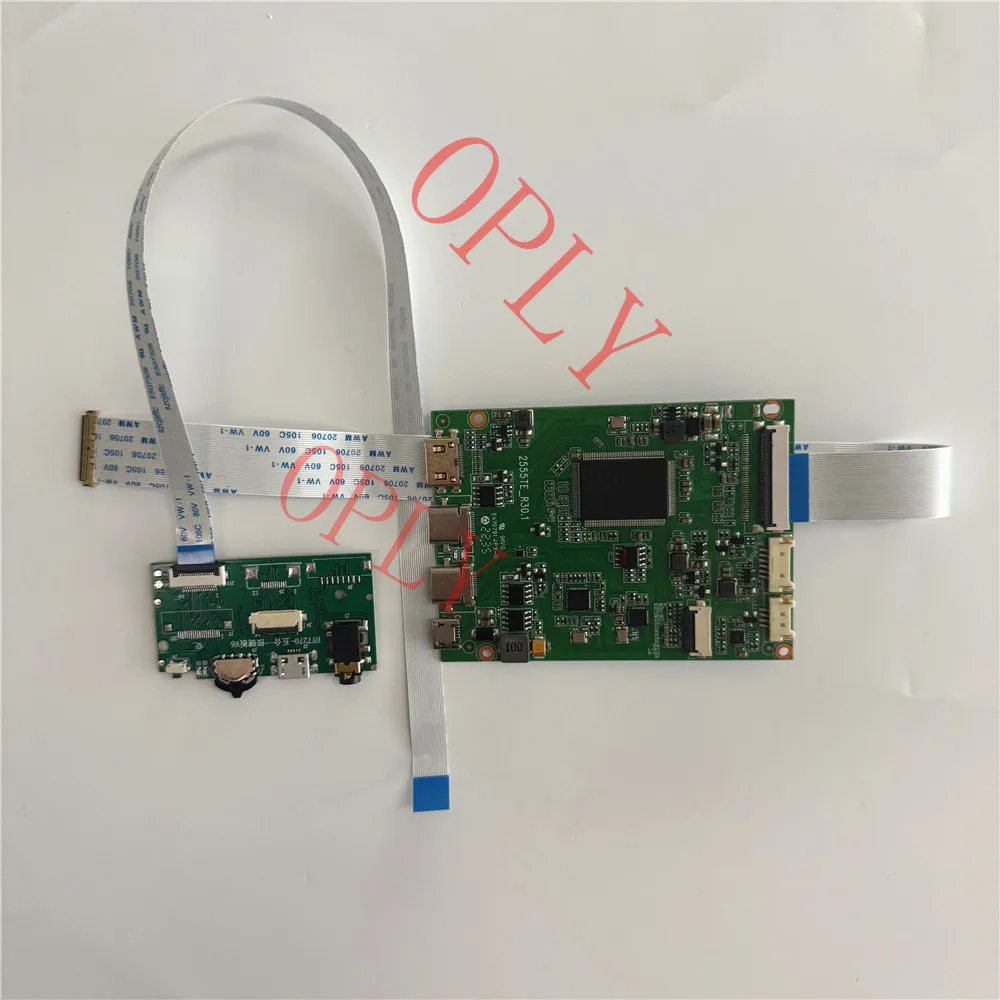 

Controllor board 2 TYPE C Mini HDMI-compatible for B133XTN01 B133XTN01.5 13.3" 1366x768 EDP LED panel screen kit DIY