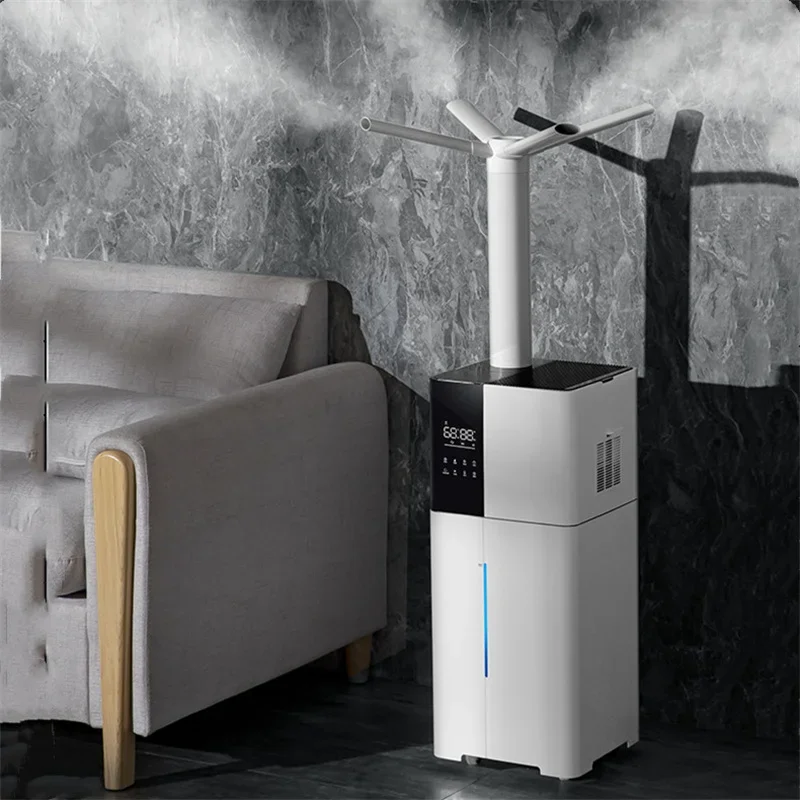 Water-adding Household Heavy Fog Air Humidifier Large-Capacity Supermarket, Vegetable Fresh-keeping Sprayer Large Industrial