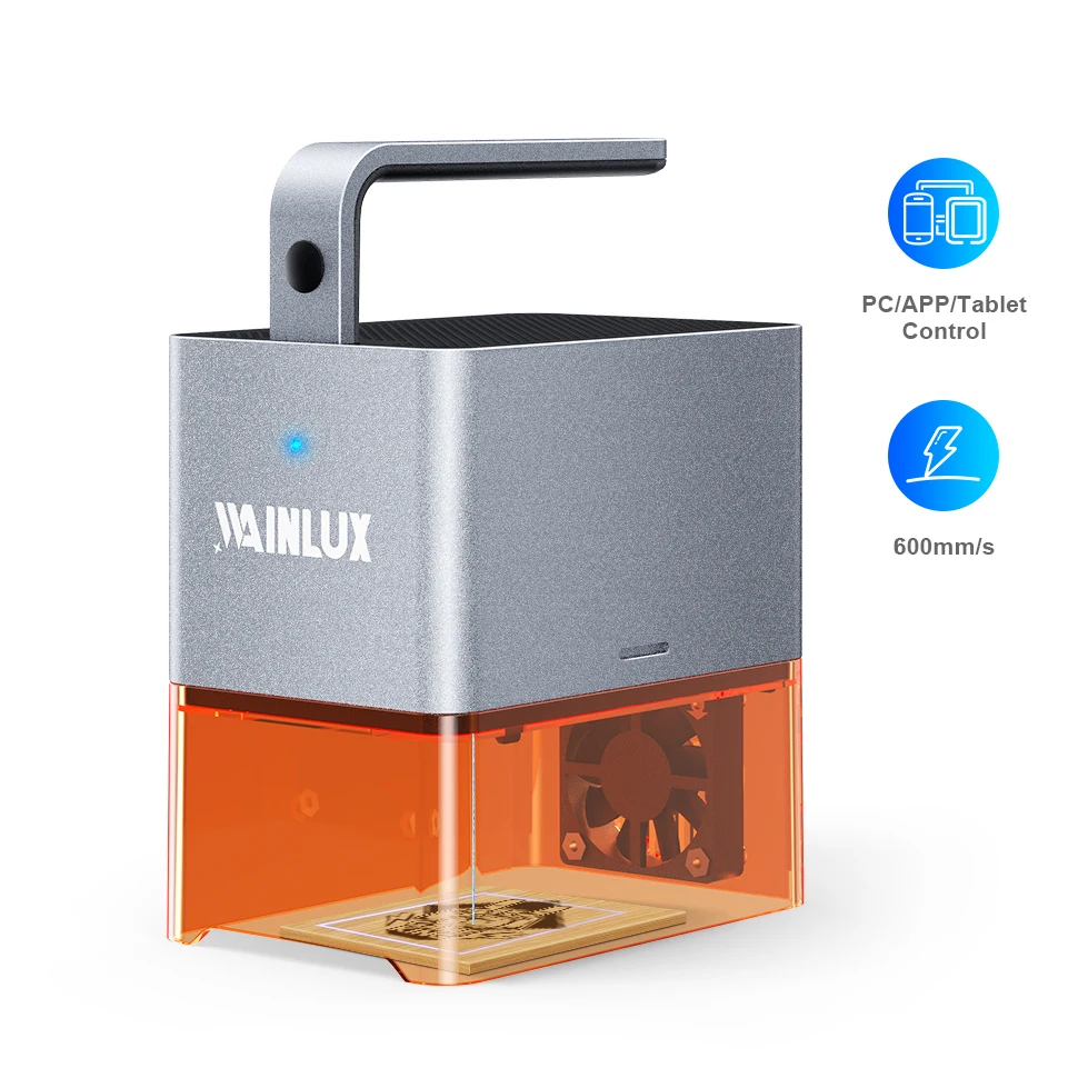 

WAINLUX Z4 Handheld Laser Engraver Portable Mini Laser Machine Jewelry Marking Printer 600mm/s for Acrylic/Window Glass Home DIY