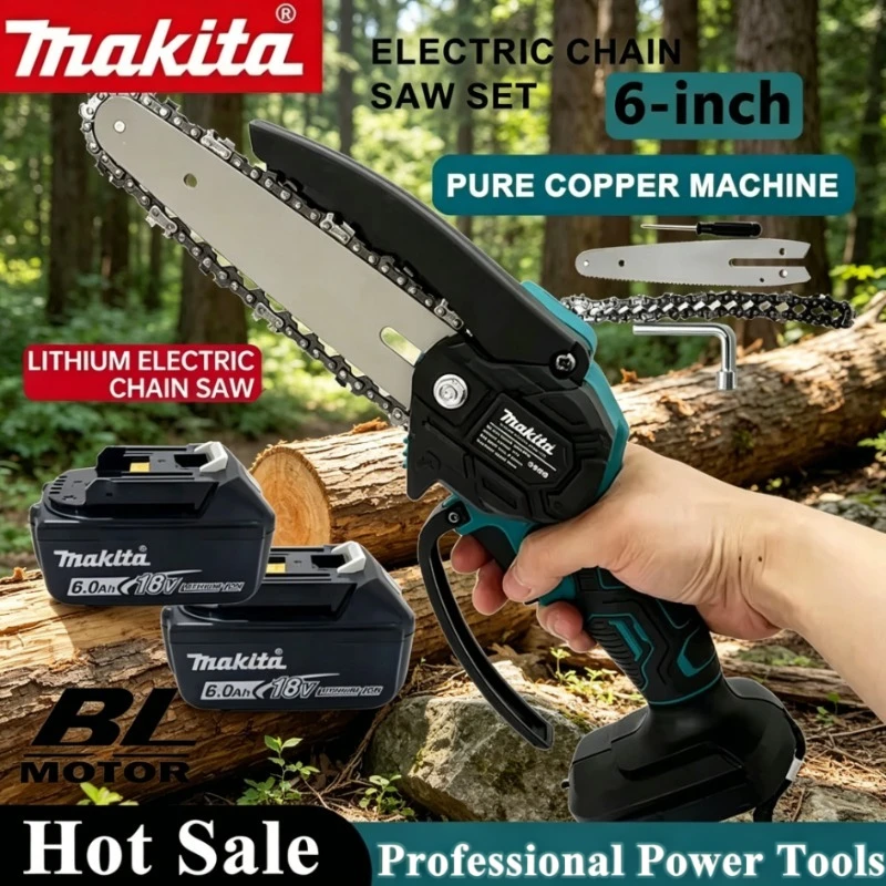 Electric Chainsaw Battery - Makita 6inch Electric Chain Saw Cordless