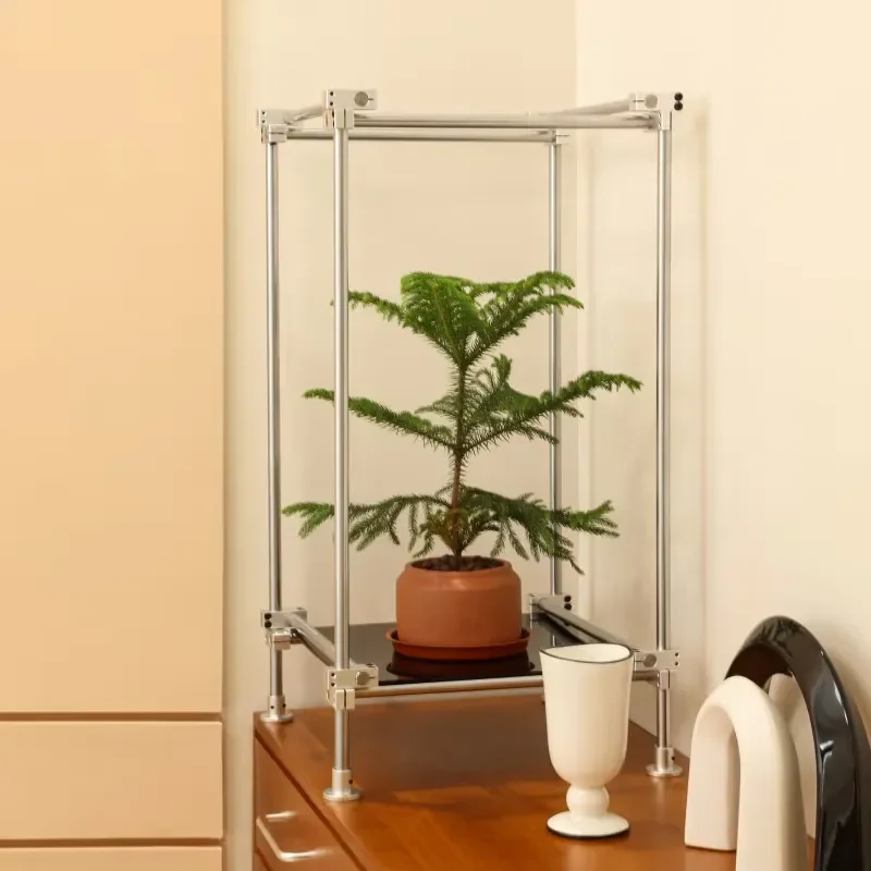 Custom Acrylic Display Stand for Art Storage and Green Plant Light Boutique Optical Axis Furniture DIY Home Decoration Stand
