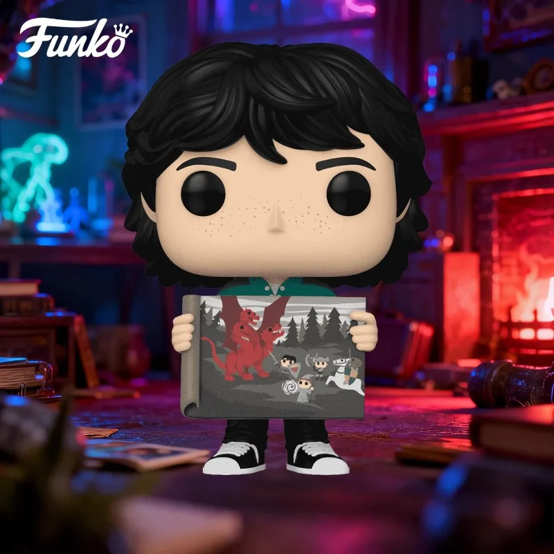 

Подлинное издание FUNKO POP 《Очень странные дела: Eddie, Dustin, Eleven》Action Desktop Decoration Ornament Model Toys Коллекционная модель