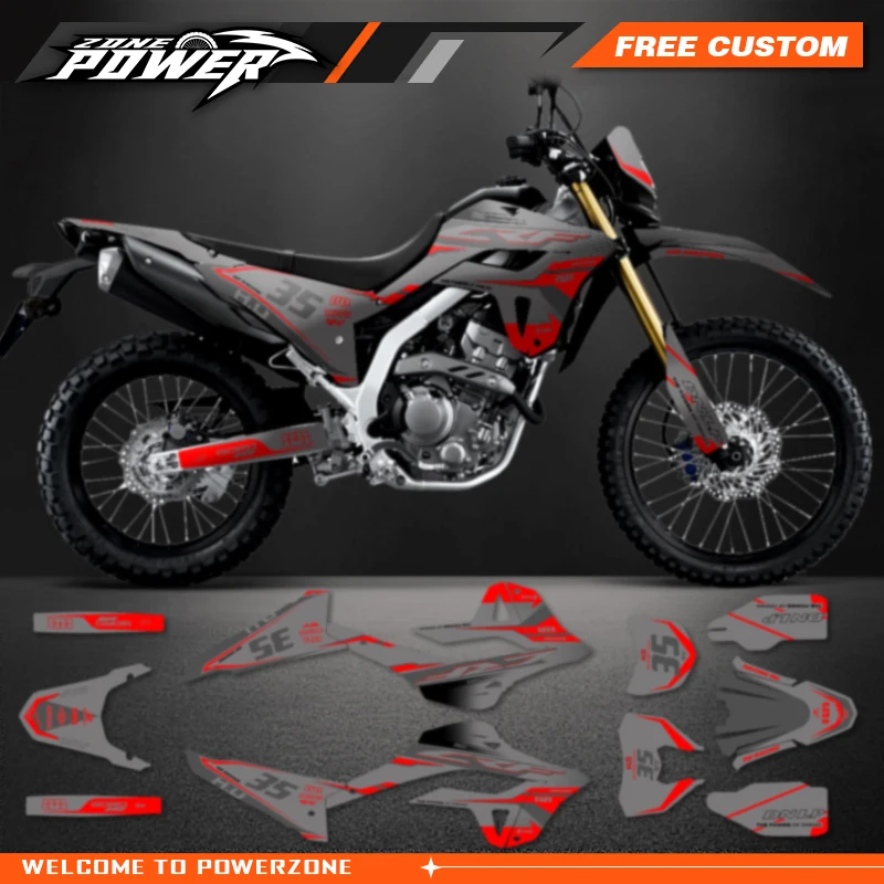 

Набор наклеек Powerzone для Honda CRF300L 300 2021 2022 2023