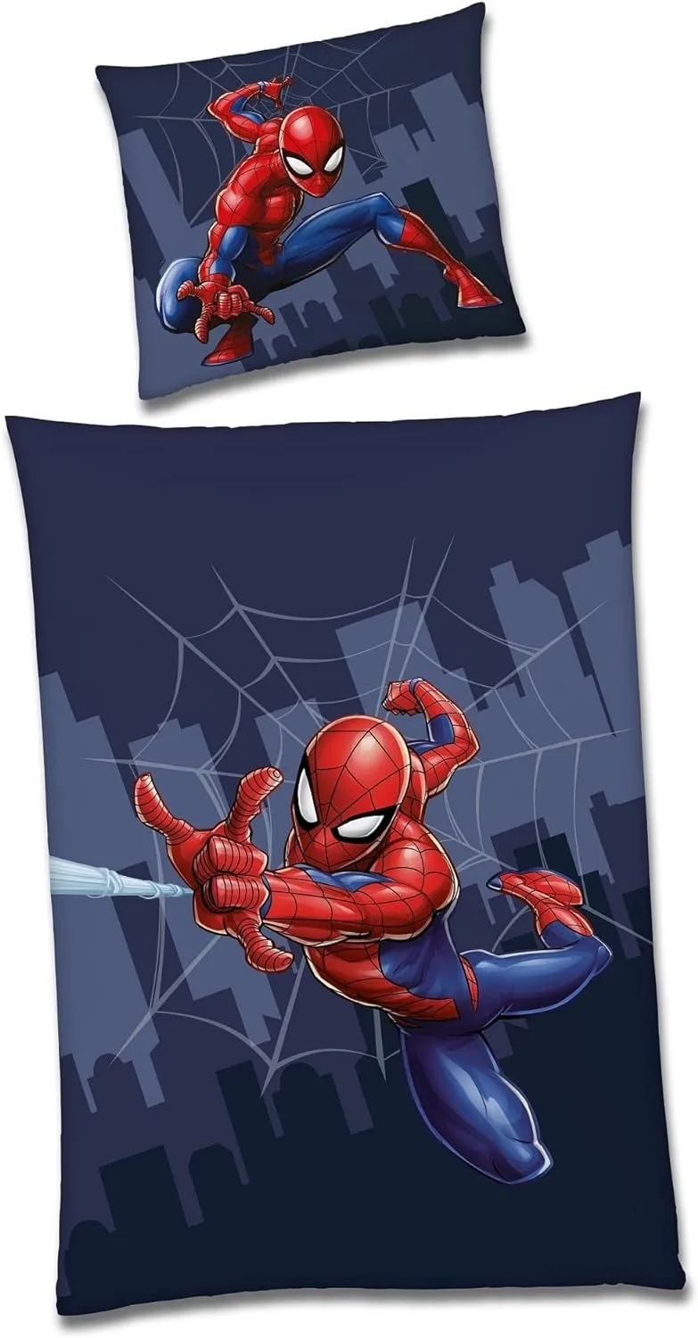 Disney Spiderman Bedding Set Children Duvet Covers Pillowcases Children's Holiday Gifts Cartoon Quilt Cover Boy Girl Gift