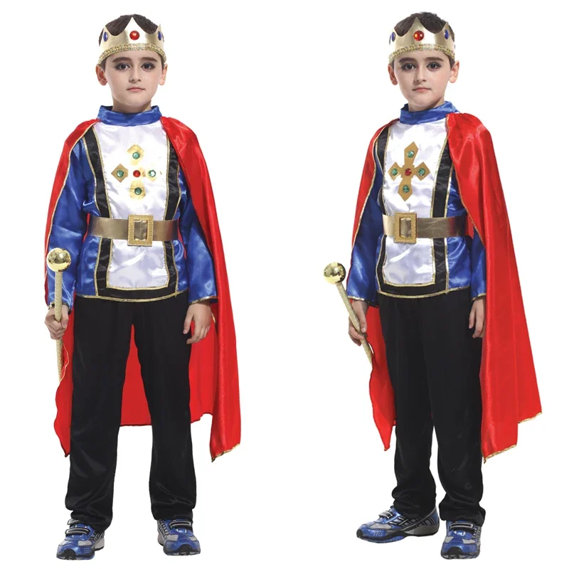 Halloween for Boys Men Adult The Little Prince King Cosplay Costume Birthday Party Dress Christmas Carnival Party Clothes