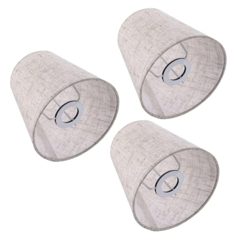 

3Pcs Fabric Lamp Shades Exquisite Light Covers for Home Warm Atmosphere Decoration Suitable for Living Room Bedroom Lamp