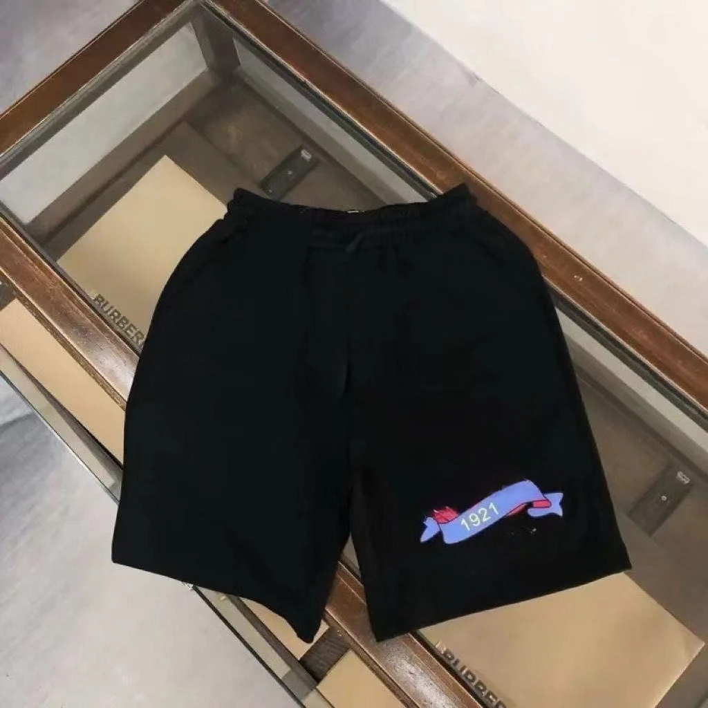 

Summer New European Style Alphabet Cotton Printed Pajama Pants Simple Casual Loose Same Shorts Versatile for Men and Women