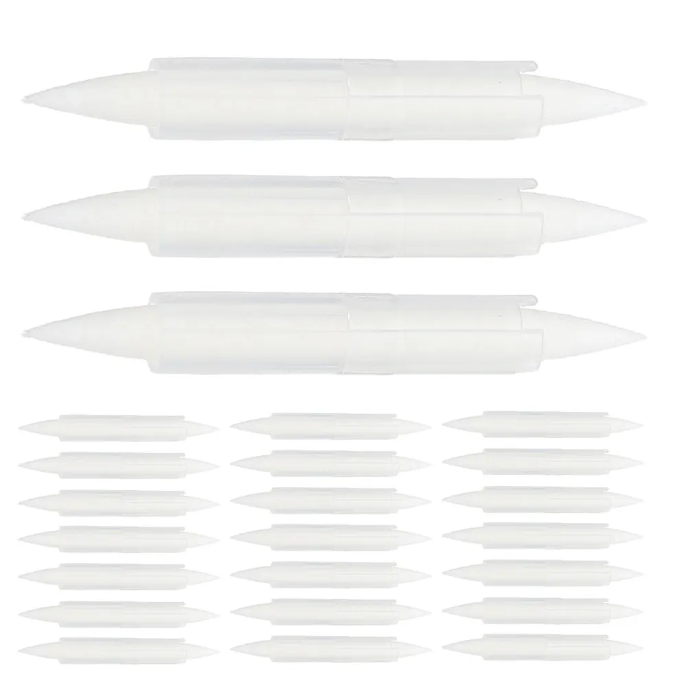 

30 шт. высококачественных мягких наконечников для маркеров, совместимых с акриловыми ручками, для DIY-рисования, граффити, скетчинга, перманентных маркеров