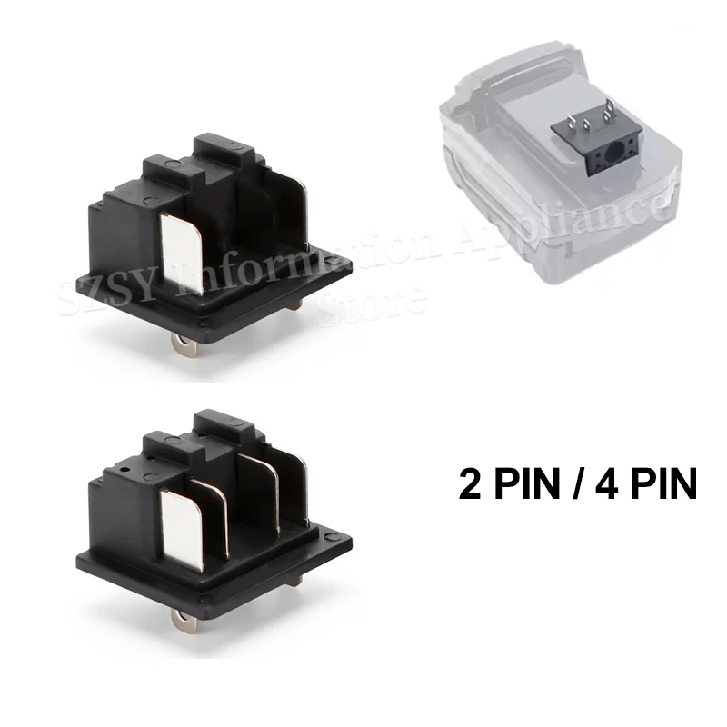 Battery Connector Terminal Block For Milwaukee Battery Charger Adapter Converter Electric Power Battery Spanner Switch Pins