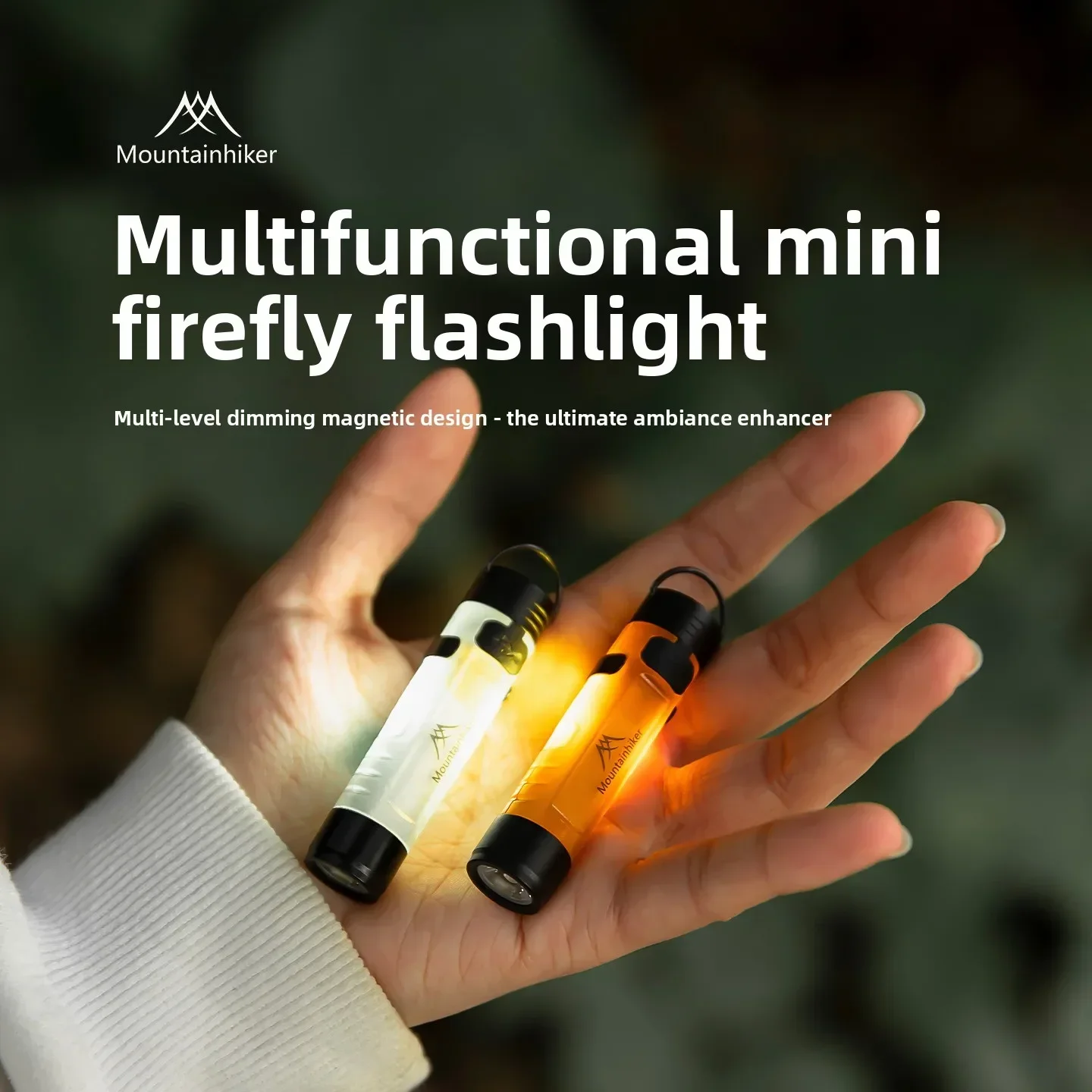 Mountainhik Pocket Mini Flashlight Outdoor Key Clip Cap Ambient Led Long Endurance Disaster Relief Emergency 5050 Small Light